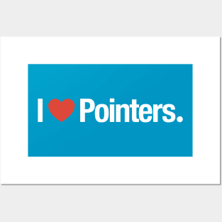 I HEART Pointers. Posters and Art
